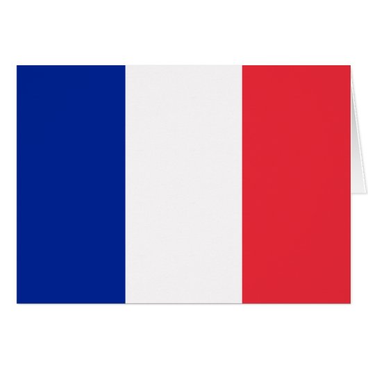 Flag of France Cards (Front Horizontal)
