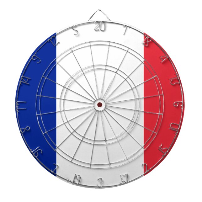 Flag of France Dart Board (Front)