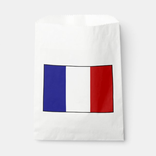 Flag of France Favor Bag (Front)