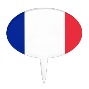 Flag Of France French Flag Drapeau De La France Cake Topper Zazzle Com