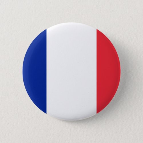 Flag of France French Flag Drapeau de la France Pinback Button