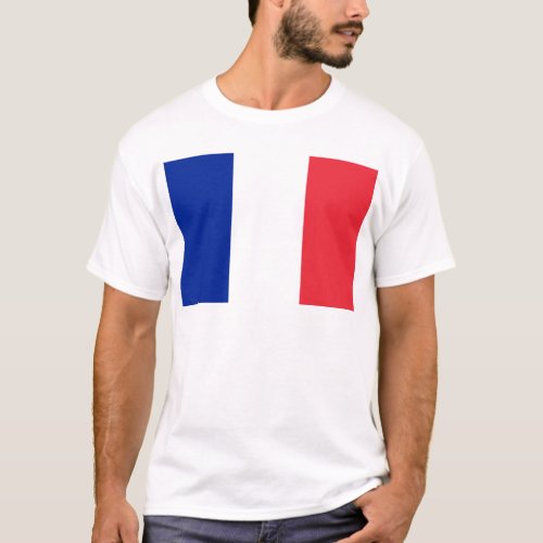 Flag of France French Flag Drapeau de la France T_Shirt