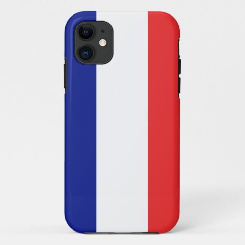 Flag of France French Tricolore iPhone 11 Case