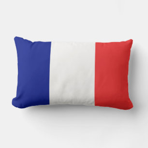 Flag of France French Tricolore Lumbar Pillow