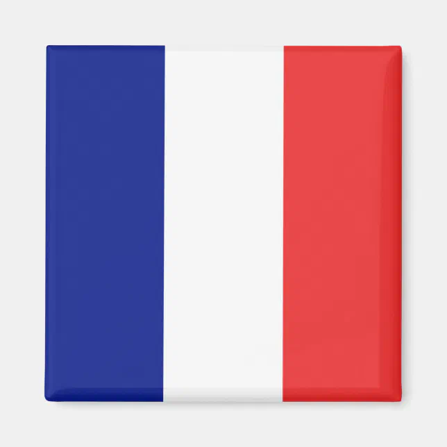 Safirmes France Tricolor Cockade Round Sticker - 5cm - Pack Of 5 - Made In France