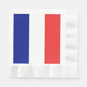 Flag of France French Tricolore Napkins