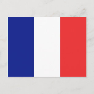 Flag of France French Tricolore Postcard