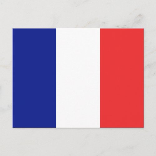 Flag of France French Tricolore Postcard