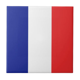 Flag of France French Tricolore Tile