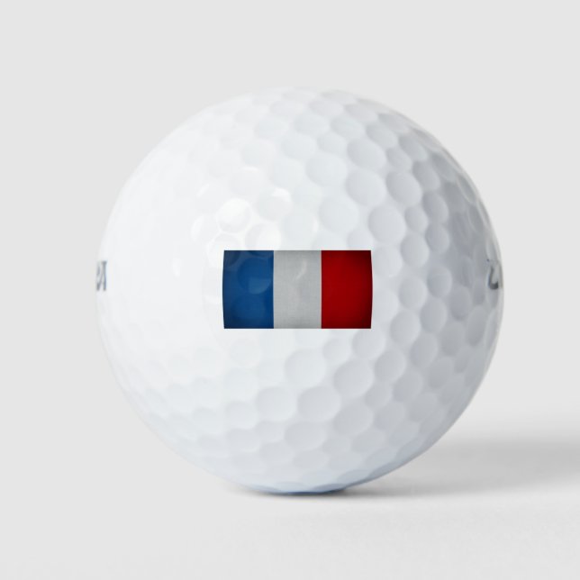 Flag of France Golf Balls (Front)
