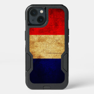 Flag of France in Grunge iPhone 13 Case