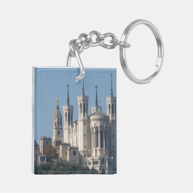 Flag of France Keychain (Back Left)