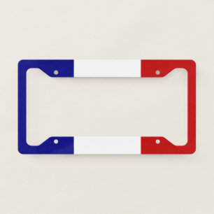 Flag of France License Plate Frame