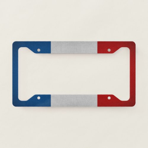 Flag of France License Plate Frame
