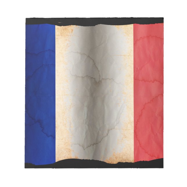 Flag of France Notepad (Front)