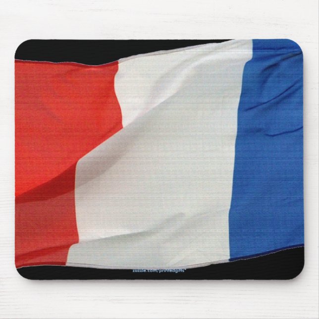 Flag of France Patriotic World Flags Mousepad (Front)