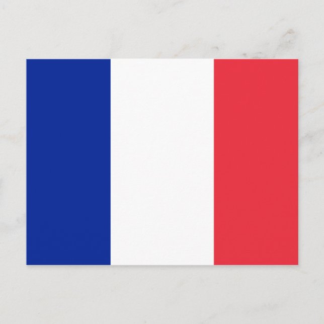 Flag of France Postcard (Front)