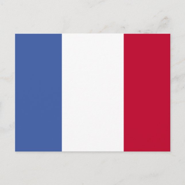 Flag of France Postcard (Front)