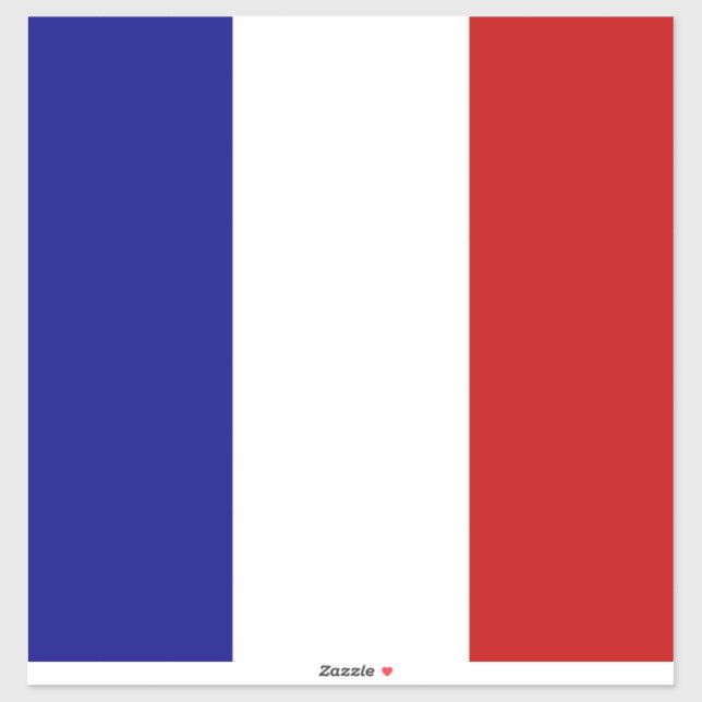 Flag of France Sticker (Sheet)