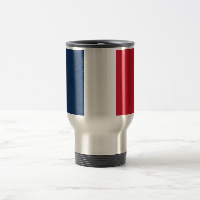 Flag of France Travel Mug (Center)