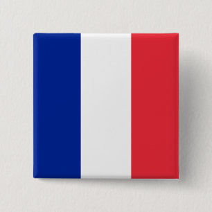 Flag of France, Tricolour National Flag Pinback Button