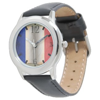 Flag of France Wrist Watch
