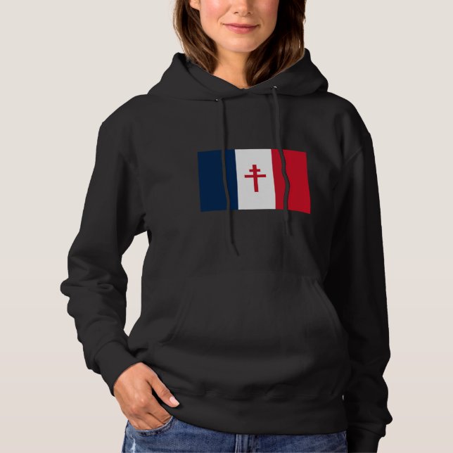 Flag of Free France Hoodie (Front)