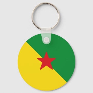 Flag of French Guiana Keychain