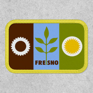 Flag of Fresno, California Patch