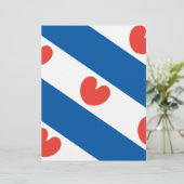 Flag of Friesland (Standing Front)
