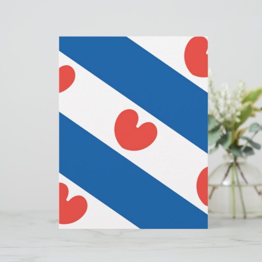 Flag of Friesland (Standing Front)