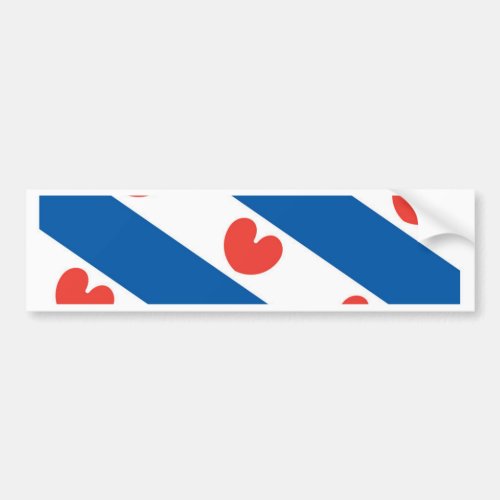 Flag of Friesland Bumper Sticker