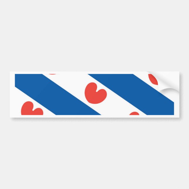 Flag of Friesland Bumper Sticker (Front)