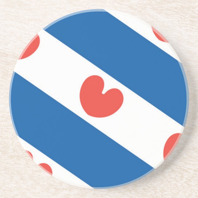Flag of Friesland Coaster (Front)
