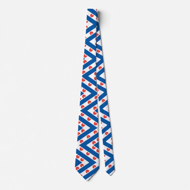 Flag of Friesland Neck Tie (Front)