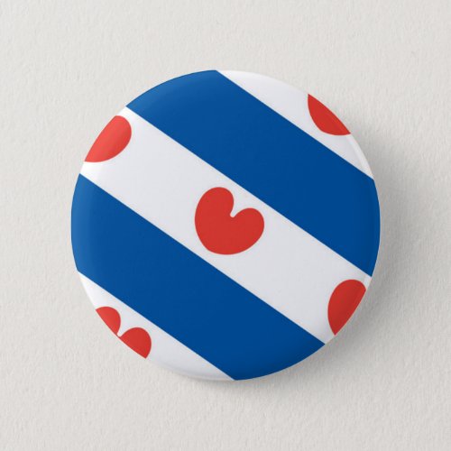 Flag of Friesland Pinback Button