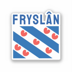 Flag of Friesland Sticker