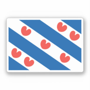 Flag of Friesland Sticker