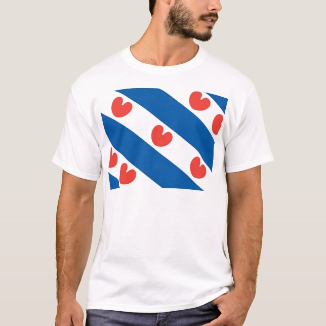 Flag of Friesland T-Shirt (Front)