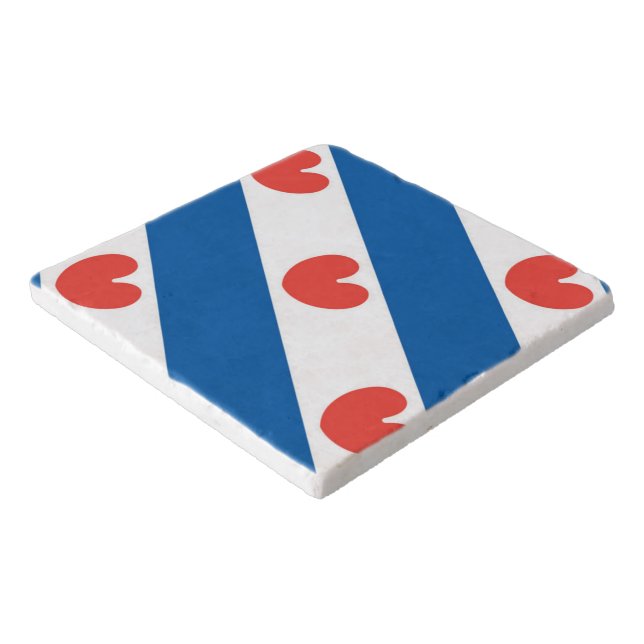 Flag of Friesland Trivet (Corner)