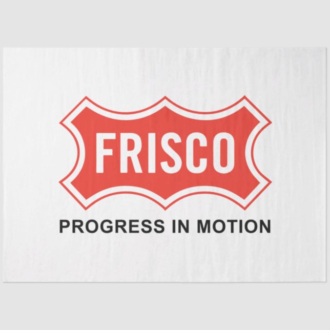 Flag of Frisco (Texas City) Tissue Paper (Front)