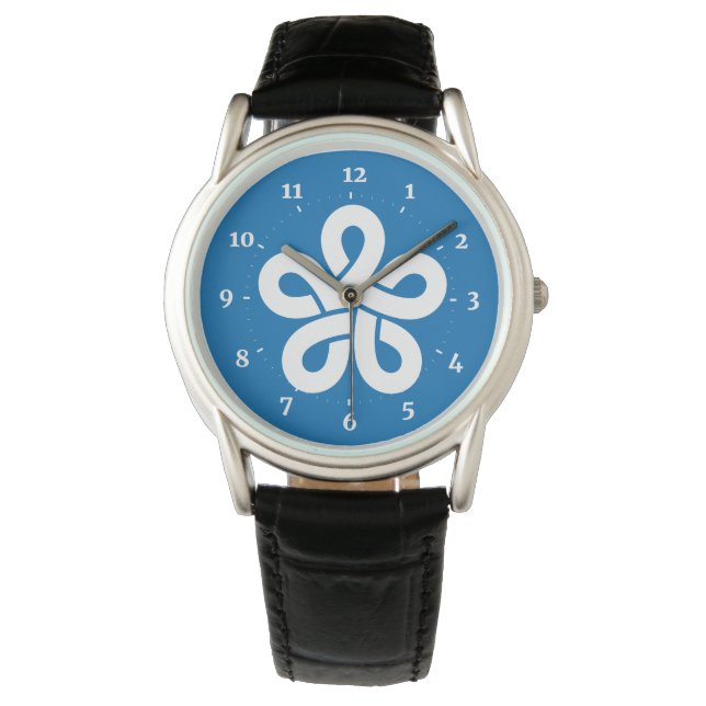 Flag of Fukuoka Prefecture, Japan Watch (Front)