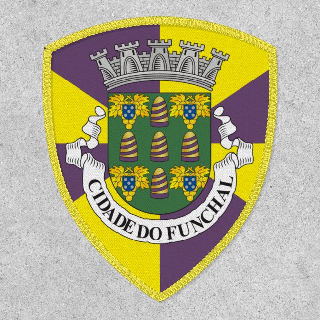 Flag of Funchal, Madeira PT Patch (Front)