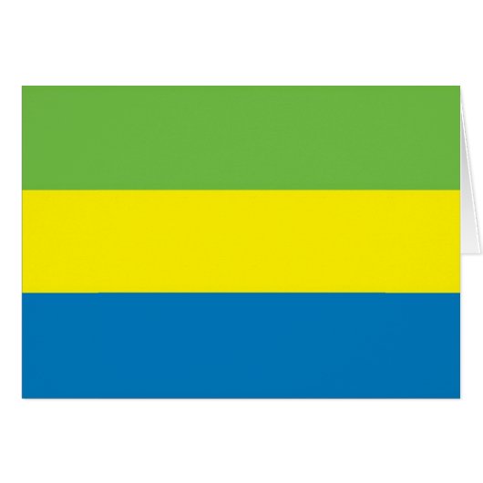 Flag of Gabon (Front Horizontal)