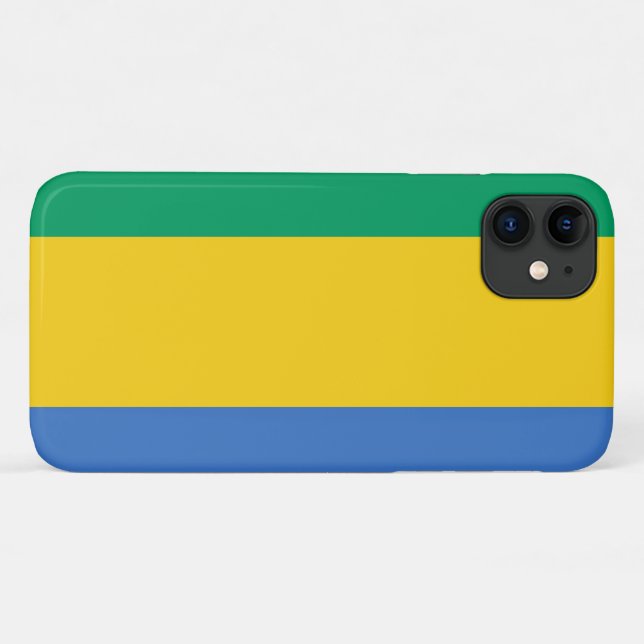 Flag of Gabon Case-Mate iPhone Case (Back (Horizontal))