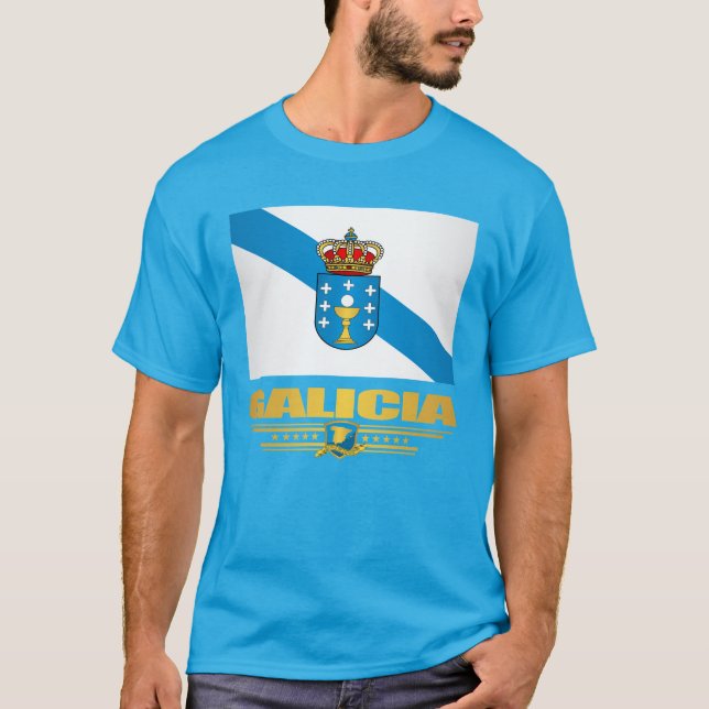 Flag of Galicia T-Shirt (Front)