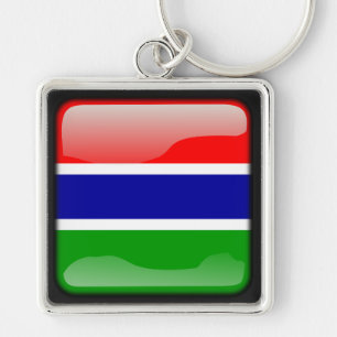 Flag of Gambia Keychain