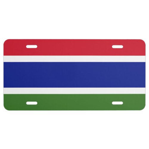 Flag of Gambia License Plate