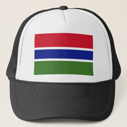 Flag of Gambia Trucker Hat