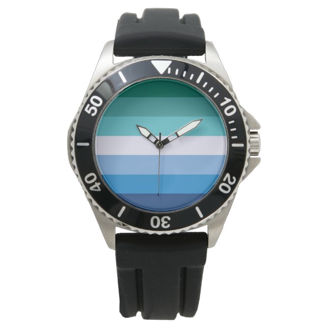 Flag of Gay Men (LGBT Symbol) (Gay Pride) (MLM) ⚣ Watch (Front)